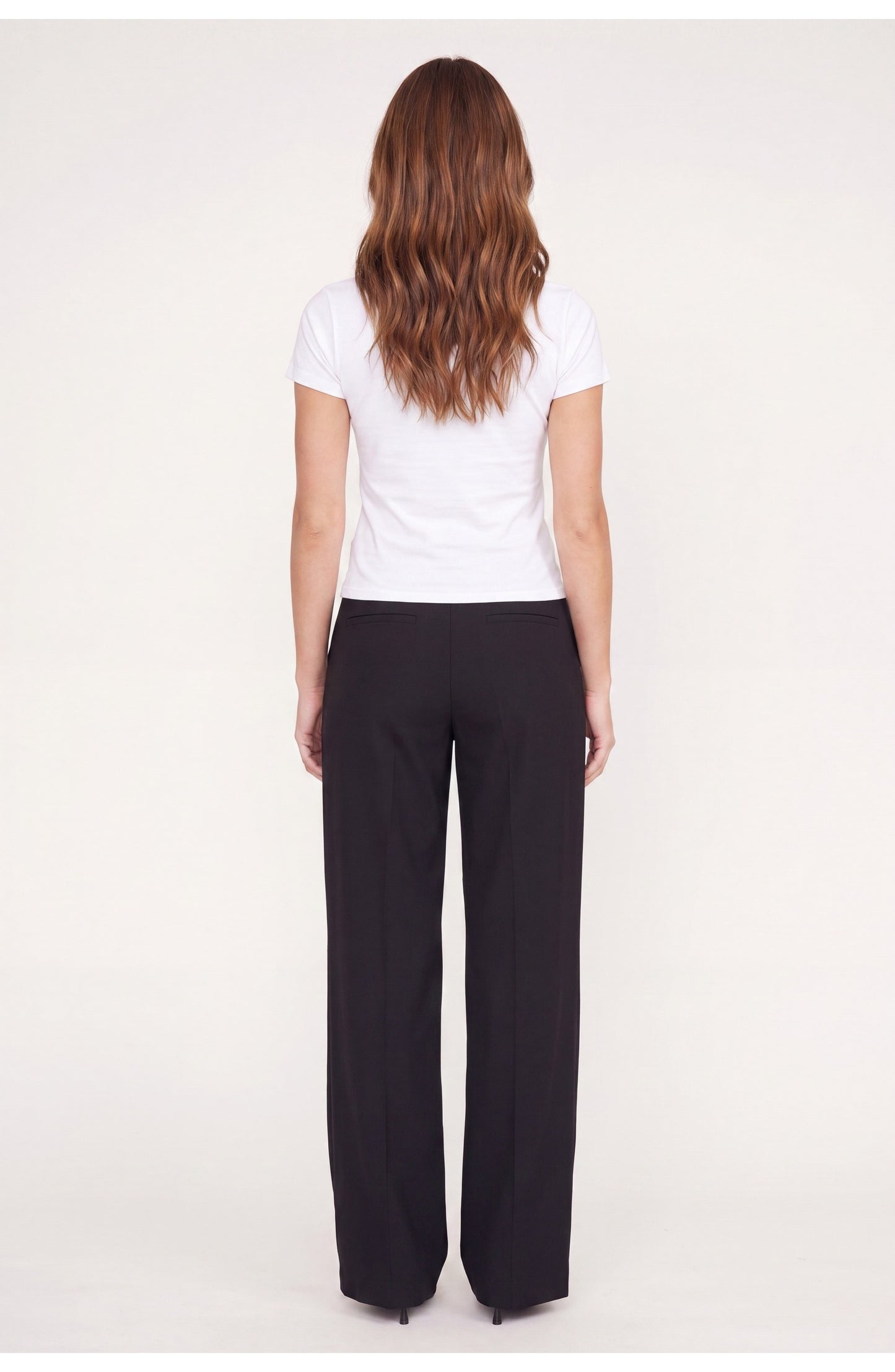 Women's Wide-Leg Trousers | High Waist | Pressed Crease