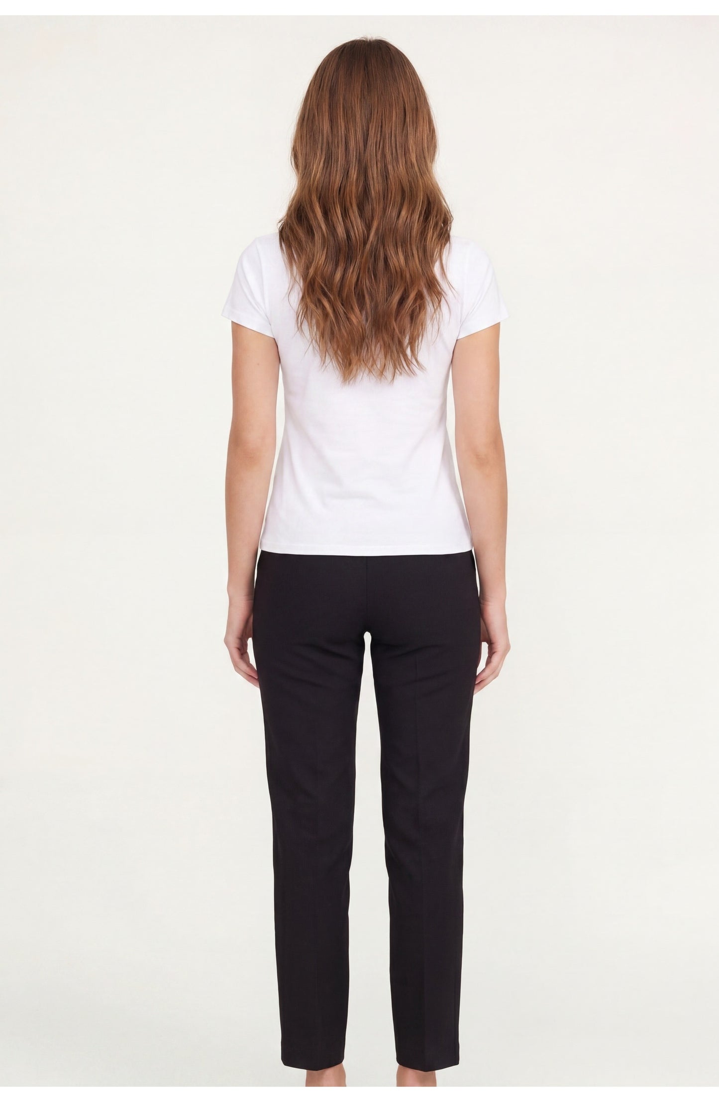 Women's Slim Trousers | High Waist | Ankle Length