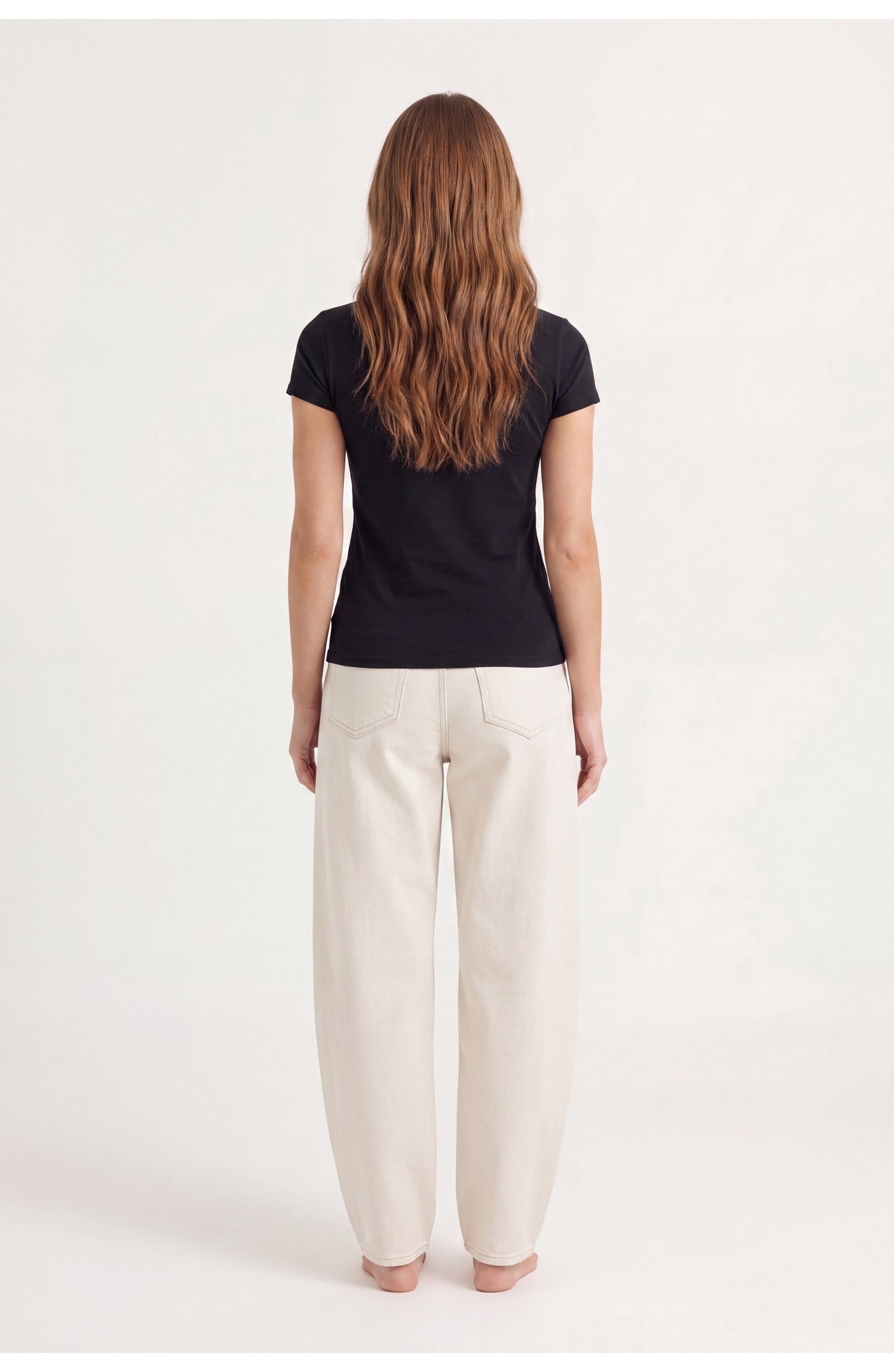 Women's Barrel-Leg Jeans | High Waist | Relaxed Fit