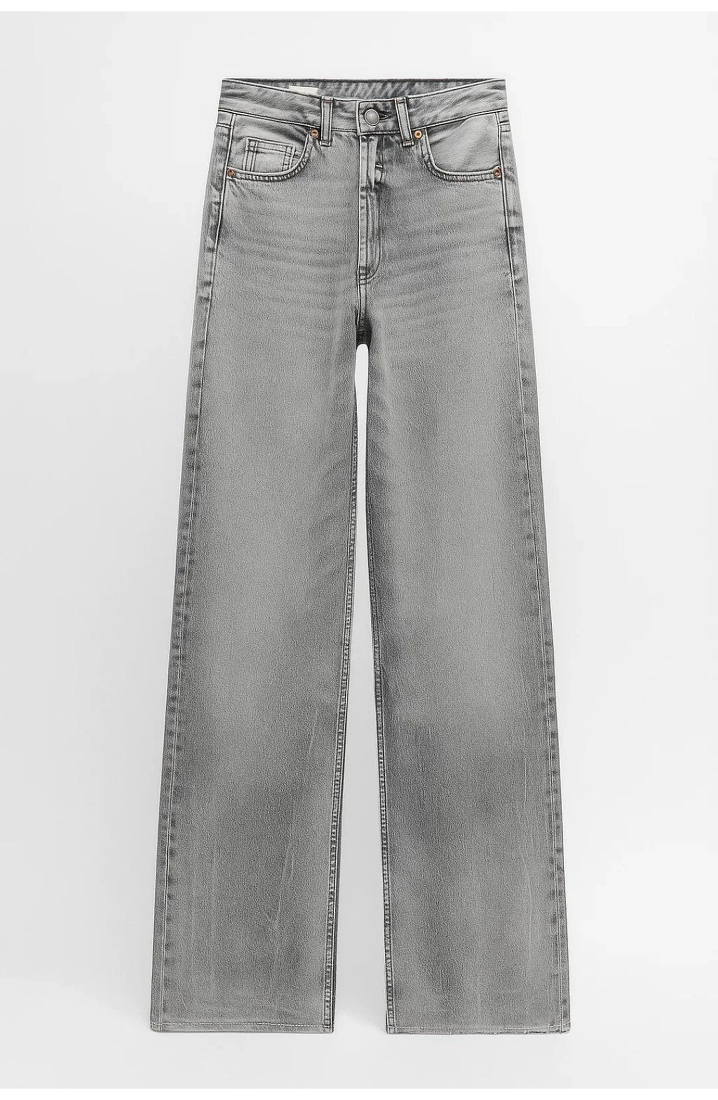 Women's High-Waist Wide-Leg Jeans | Soft Light Wash | Relaxed Flowing Cut