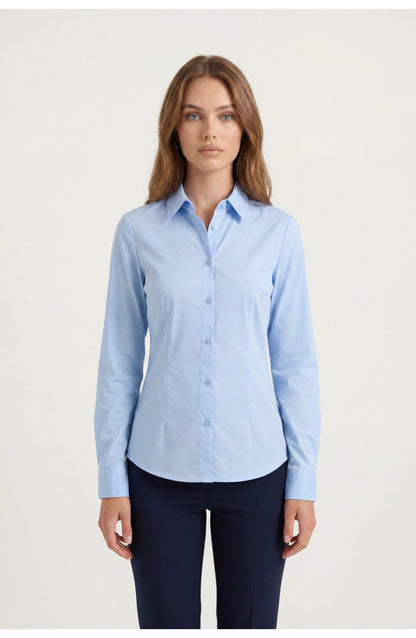 Women's Classic Shirt | Point Collar | Button Front