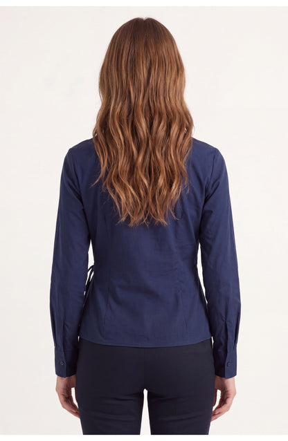 Women's Wrap Blouse | Surplice Neck | Tie Waist