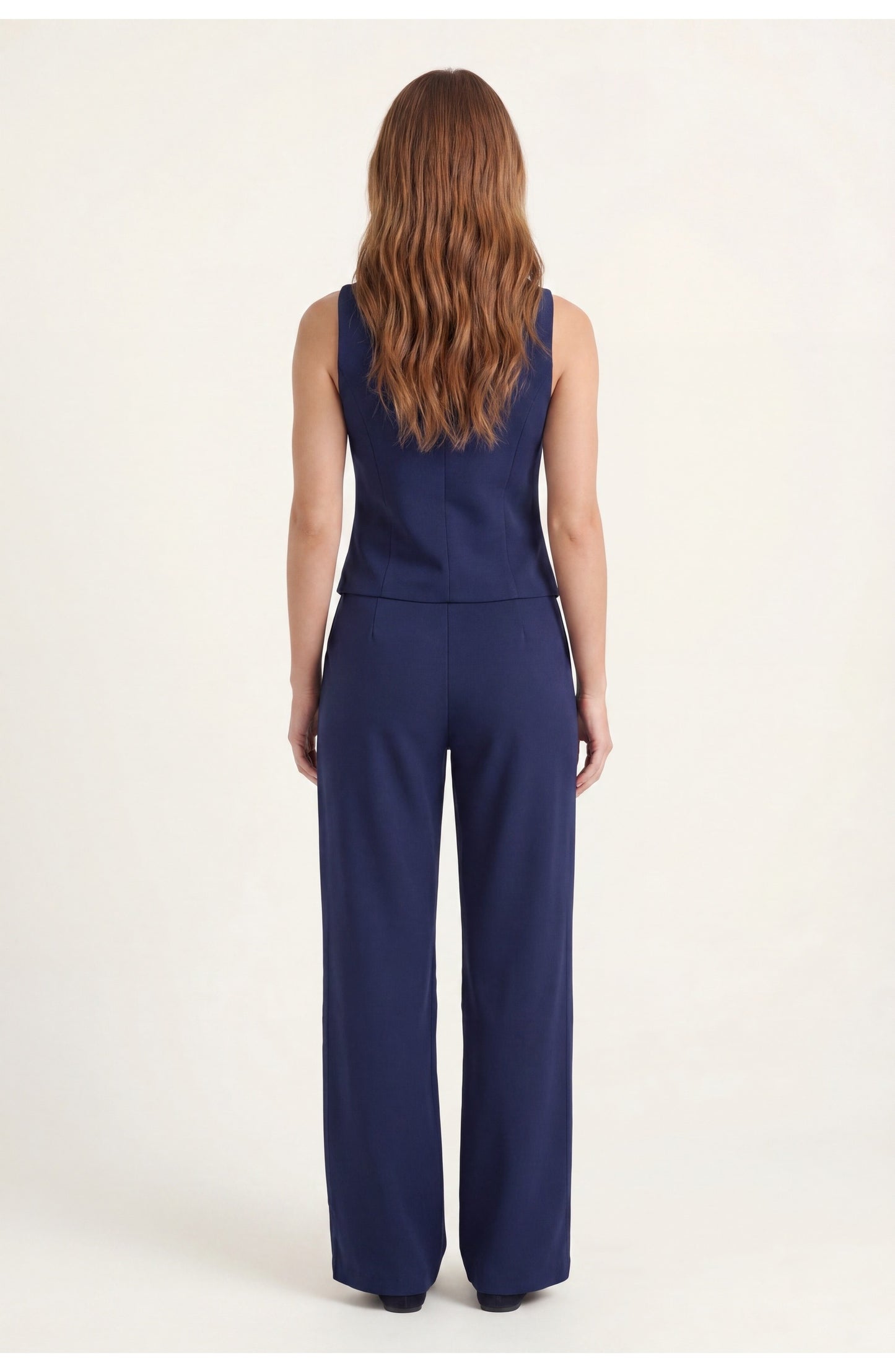 Women's Vest Co-ord Set | Tailored Waistcoat | Wide-Leg Trousers