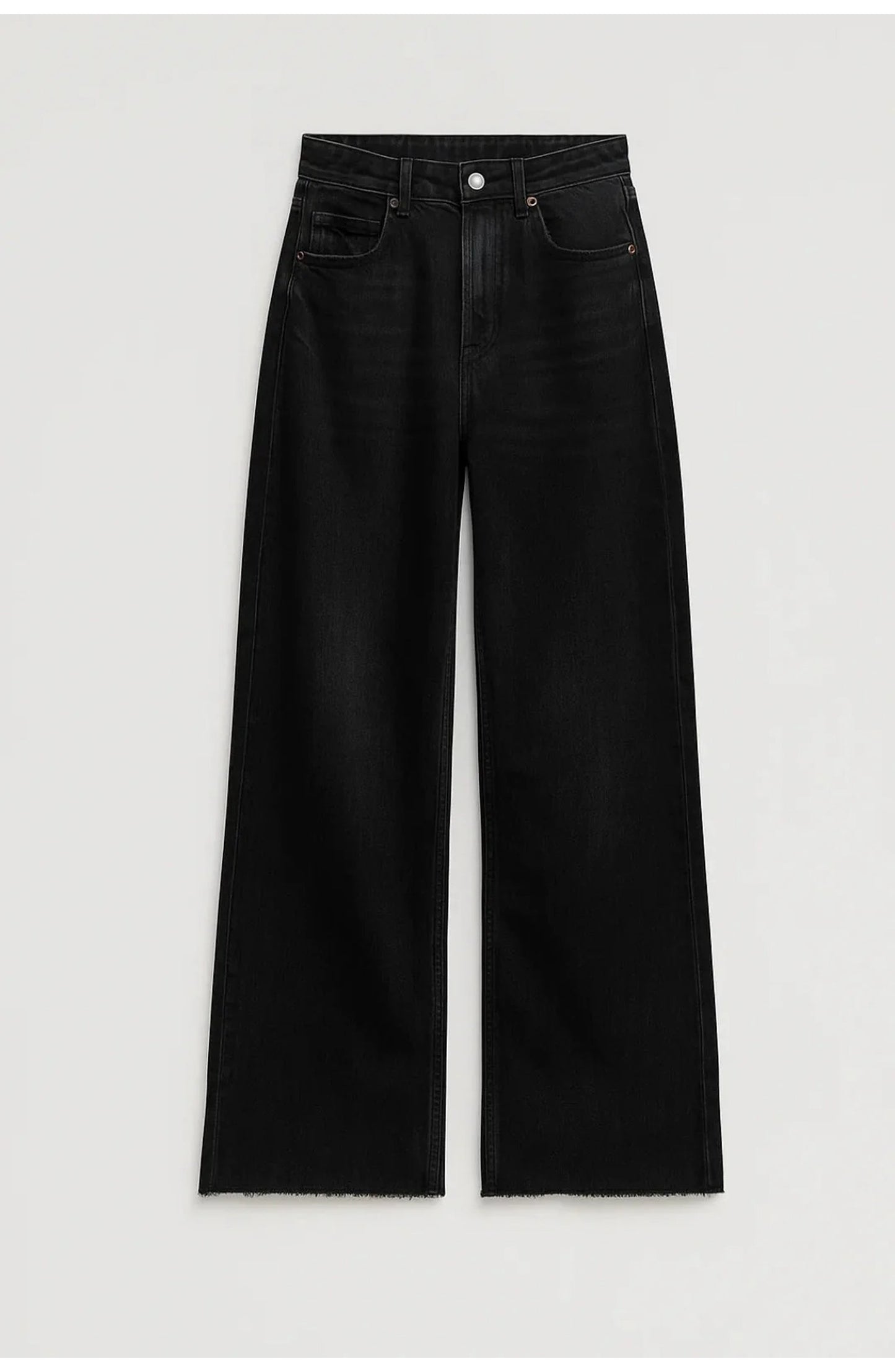 Women's High-Waist Wide-Leg Jeans | Soft Light Wash | Relaxed Flowing Cut